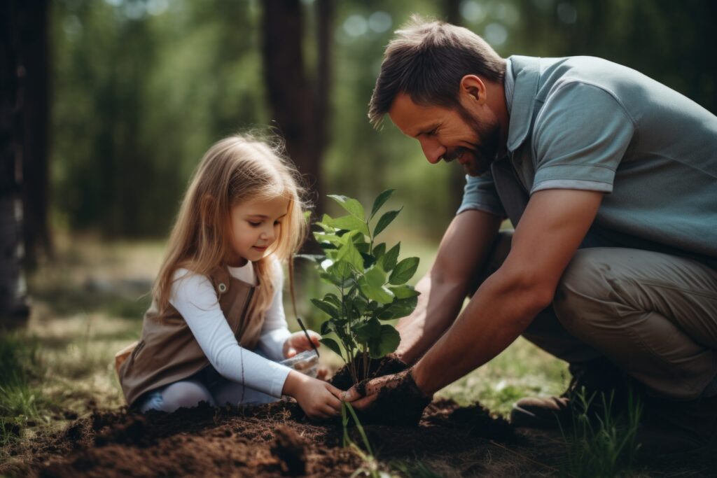 family-planting-tree