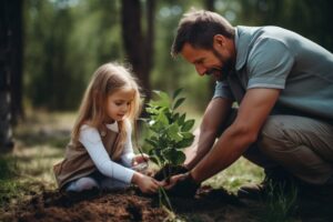 family-planting-tree
